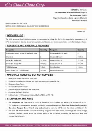 ELISA-Kit-for-Substance-P-(SP)-CEA393Hu.pdf