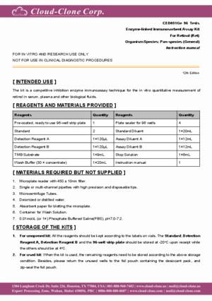 ELISA-Kit-for-Retinol-(Ret)-CED051Ge.pdf