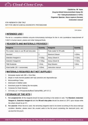 ELISA-Kit-for-7-Dehydrocholesterol-(7-DHC)-CED057Hu.pdf