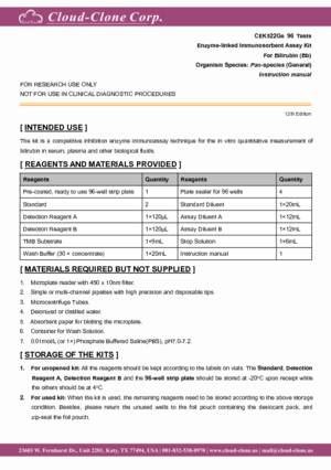 ELISA-Kit-for-Bilirubin-(Bb)-CEK522Ge.pdf