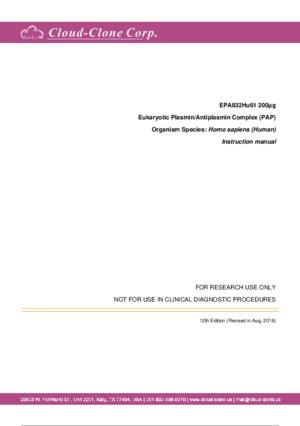 Eukaryotic-Plasmin-Antiplasmin-Complex-(PAP)-EPA832Hu61.pdf
