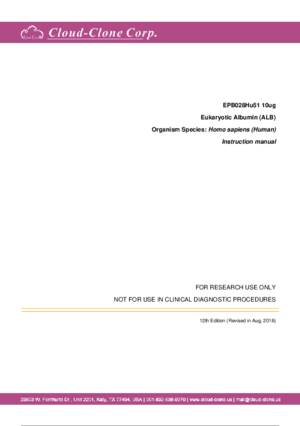 Eukaryotic-Albumin-(ALB)-EPB028Hu51.pdf