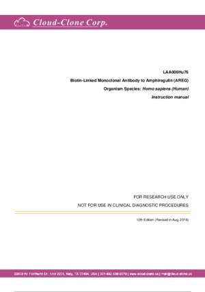 Biotin-Linked-Monoclonal-Antibody-to-Amphiregulin-(AREG)-LAA006Hu76.pdf