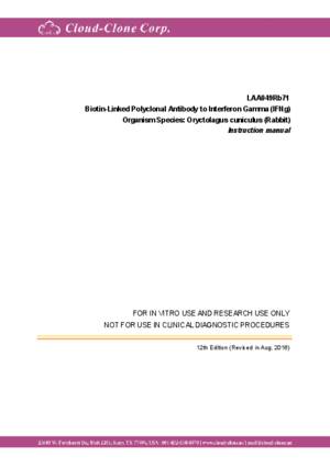 Biotin-Linked-Polyclonal-Antibody-to-Interferon-Gamma-(IFNg)-LAA049Rb71.pdf