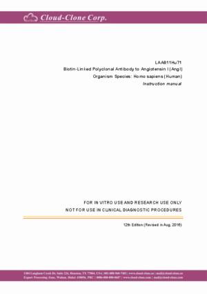 Biotin-Linked-Polyclonal-Antibody-to-Angiotensin-I-(AngI)-LAA811Hu71.pdf