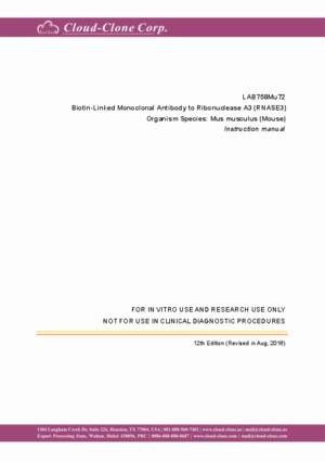 Biotin-Linked-Monoclonal-Antibody-to-Ribonuclease-A3-(RNASE3)-LAB758Mu72.pdf