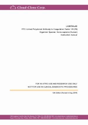 FITC-Linked-Polyclonal-Antibody-to-Coagulation-Factor-VIII-(F8)-LAB878Hu83.pdf