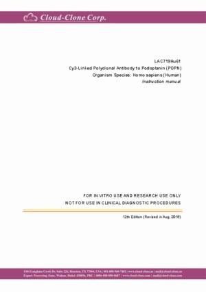 Cy3-Linked-Polyclonal-Antibody-to-Podoplanin-(PDPN)-LAC719Hu61.pdf