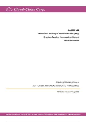 Monoclonal-Antibody-to-Interferon-Gamma-(IFNg)-MAA049Hu22.pdf