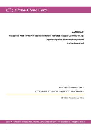 Monoclonal-Antibody-to-Peroxisome-Proliferator-Activated-Receptor-Gamma-(PPARg)-MAA886Hu22.pdf