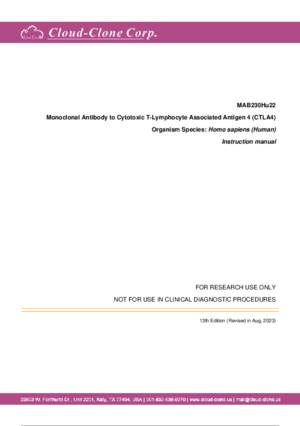 Monoclonal-Antibody-to-Cytotoxic-T-Lymphocyte-Associated-Antigen-4-(CTLA4)-MAB230Hu22.pdf