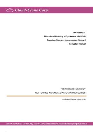 Monoclonal-Antibody-to-Cytokeratin-18-(CK18)-MAB231Hu21.pdf