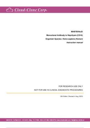 Monoclonal-Antibody-to-Neprilysin-(CD10)-MAB785Hu22.pdf