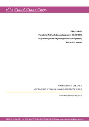 Polyclonal-Antibody-to-Apolipoprotein-A1-(APOA1)-PAA519Rb01.pdf