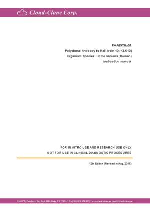 Polyclonal-Antibody-to-Kallikrein-10-(KLK10)-PAA697Hu01.pdf
