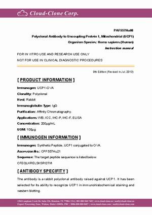 Polyclonal-Antibody-to-Uncoupling-Protein-1--Mitochondrial--UCP1--PAF557Hu08.pdf