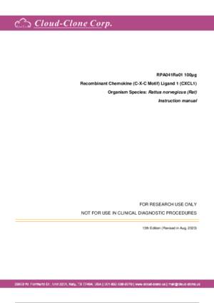 Recombinant-Chemokine-(C-X-C-Motif)-Ligand-1-(CXCL1)-RPA041Ra01.pdf