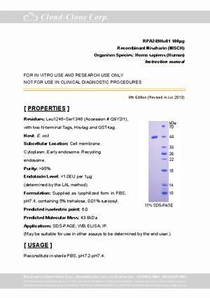 Recombinant-Nischarin--NISCH--RPA249Hu01.pdf
