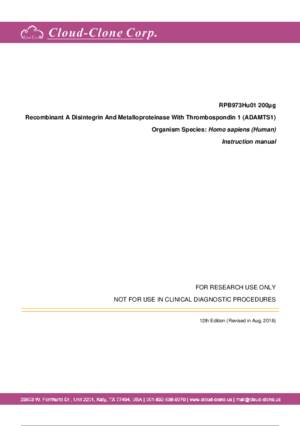 Recombinant-A-Disintegrin-And-Metalloproteinase-With-Thrombospondin-1-(ADAMTS1)-RPB973Hu01.pdf