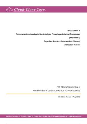 Recombinant-Aminoadipate-Semialdehyde-Phosphopantetheinyl-Transferase-(AASDHPPT)-RPC272Hu01.pdf