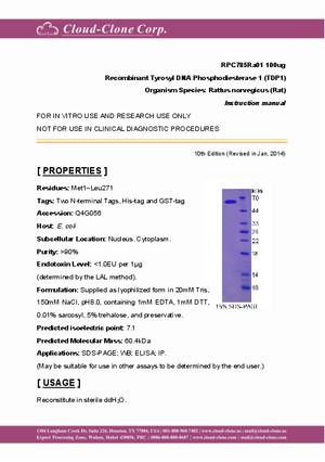 Recombinant-Tyrosyl-DNA-Phosphodiesterase-1-(TDP1)-RPC785Ra01.pdf