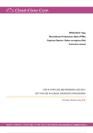 Recombinant-Prothymosin-Alpha-(PTMa)-RPD221Ra01.pdf