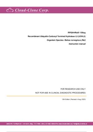 Recombinant-Ubiquitin-Carboxyl-Terminal-Hydrolase-L3-(UCHL3)-RPG944Ra01.pdf