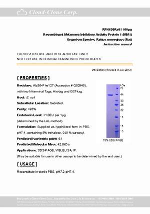 Recombinant-Melanoma-Inhibitory-Activity-Protein-1--MIA1--RPH650Ra01.pdf