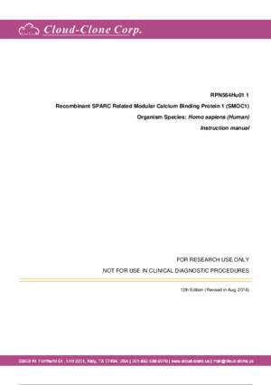 Recombinant-SPARC-Related-Modular-Calcium-Binding-Protein-1-(SMOC1)-RPN564Hu01.pdf