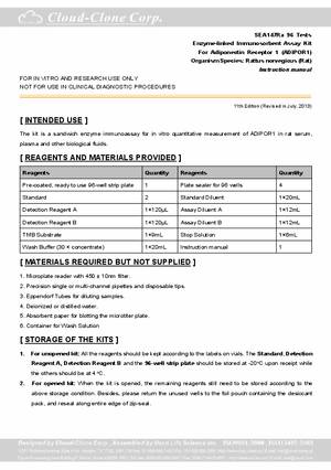 ELISA-Kit-for-Adiponectin-Receptor-1-(ADIPOR1)-E90147Ra.pdf