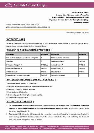 ELISA-Kit-for-Interleukin-1-Receptor-Antagonist-(IL1RA)-E90223Ca.pdf