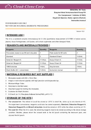ELISA-Kit-for-Complement-1-Inhibitor-(C1INH)-SEA235Hu.pdf