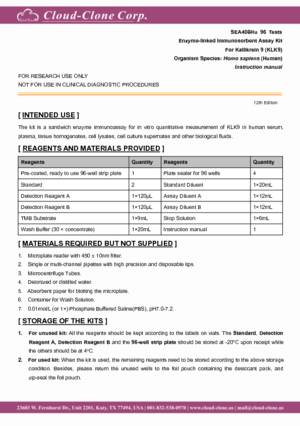 ELISA-Kit-for-Kallikrein-9-(KLK9)-SEA408Hu.pdf