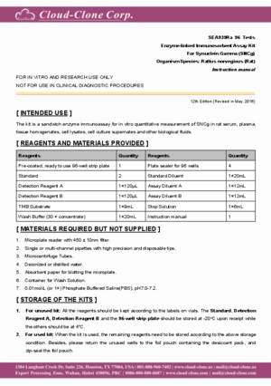 ELISA-Kit-for-Synuclein-Gamma-(SNCg)-SEA939Ra.pdf