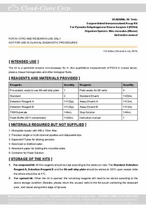 ELISA-Kit-for-Pyruvate-Dehydrogenase-Kinase-Isozyme-4--PDK4--SEA958Mu.pdf