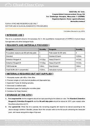 ELISA-Kit-for-Cholinergic-Receptor--Muscarinic-2-(CHRM2)-E91213Hu.pdf