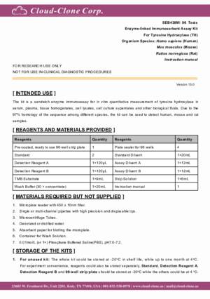ELISA-Kit-for-Tyrosine-Hydroxylase-(TH)-SEB438Mi.pdf