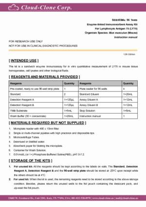 ELISA-Kit-for-Lymphocyte-Antigen-75-(LY75)-SEB593Mu.pdf