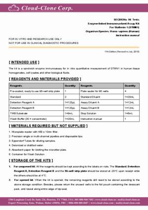 ELISA-Kit-for-Stathmin-1-(STMN1)-SEC892Hu.pdf
