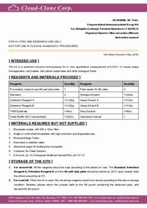 ELISA-Kit-for-Ubiquitin-Carboxyl-Terminal-Hydrolase-L1-(UCHL1)-SEG945Mu.pdf