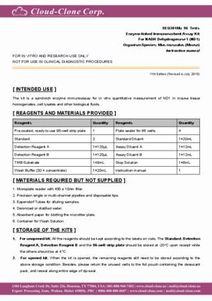 ELISA-Kit-for-NADH-Dehydrogenase-1-(ND1)-SEQ301Mu.pdf