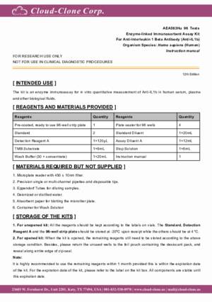 ELISA-Kit-for-Anti-Interleukin-1-Beta-Antibody-(Anti-IL1b)-AEA563Hu.pdf