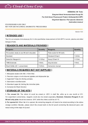 ELISA-Kit-for-Anti-Green-Fluorescent-Protein-Antibody-(Anti-GFP)-AED025Ge.pdf