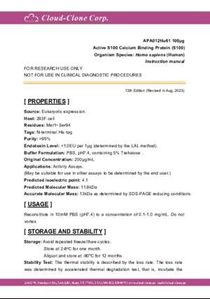Active-S100-Calcium-Binding-Protein-(S100)-APA012Hu61.pdf