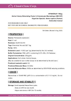 Active-Colony-Stimulating-Factor-2--Granulocyte-Macrophage-(GM-CSF)-APA045Hu01.pdf