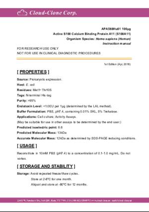 Active-S100-Calcium-Binding-Protein-A11-(S100A11)-APA568Hu01.pdf