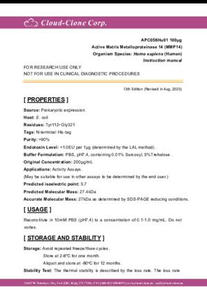 Active-Matrix-Metalloproteinase-14-(MMP14)-APC056Hu01.pdf