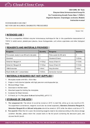 ELISA-Kit-for-Transforming-Growth-Factor-Beta-1-(TGFb1)-CEA124Rb.pdf
