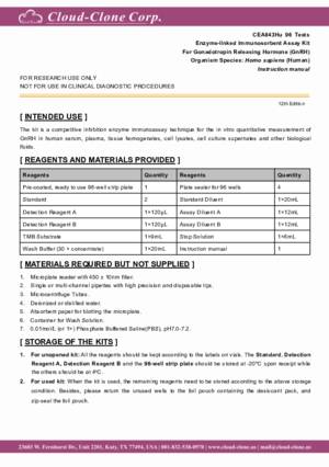 ELISA-Kit-for-Gonadotropin-Releasing-Hormone-(GnRH)-CEA843Hu.pdf