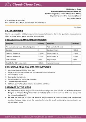 ELISA-Kit-for-Procollagen-III-C-Terminal-Propeptide-(PIIICP)-CEA963Mu.pdf